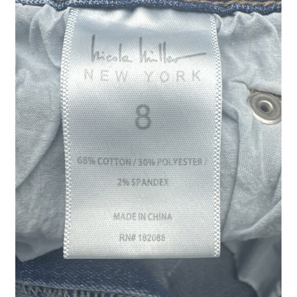 Nicole Miller Nomad Super High Rise Taper Button Fly Distressed Jeans Women’s 8 - Picture 8 of 12